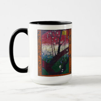 Taza Árbol de ciruelo floreciente de Van Gogh