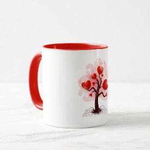 Taza Árbol de corazones
