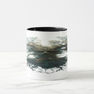 Taza Árbol de cráneos surreal naturaleza oscura