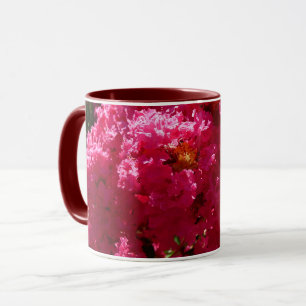 Taza Árbol de flor de Magenta Crepe Myrtle