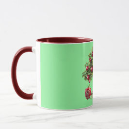 Taza Árbol De Manzanas Rojas Personalizado De Versos De