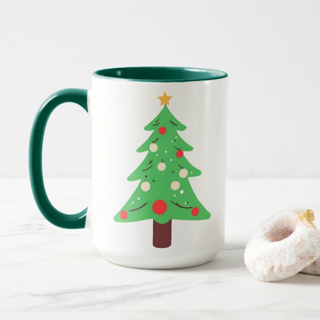 Taza Árbol de Navidad (Con donut)