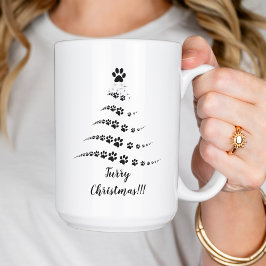 Taza Árbol de Navidad de Perro Paw | Navidades furtivos