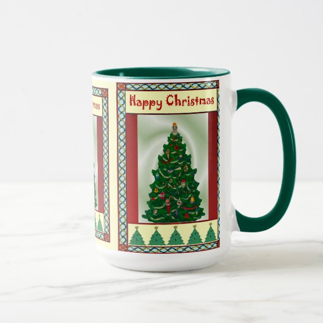 Taza Árbol de navidad, felices Navidad (Derecha)