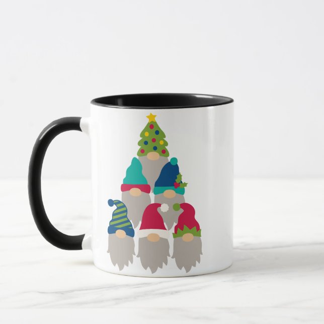 TAZA ÁRBOL DE NAVIDAD GNOME (Izquierda)