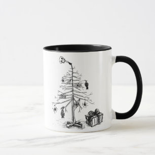 Taza Árbol de navidad gótico