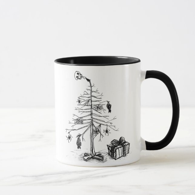 Taza Árbol de navidad gótico (Derecha)