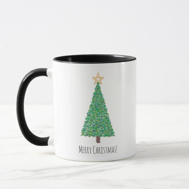 Taza Árbol de navidad verde (Izquierda)