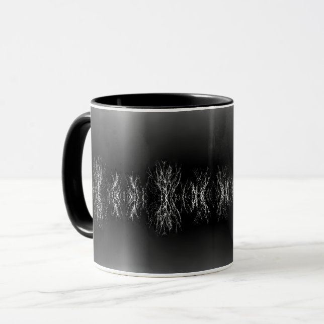 Taza Árbol de Selva Negra ramifica Mystic Glow BW (Anverso izquierdo)