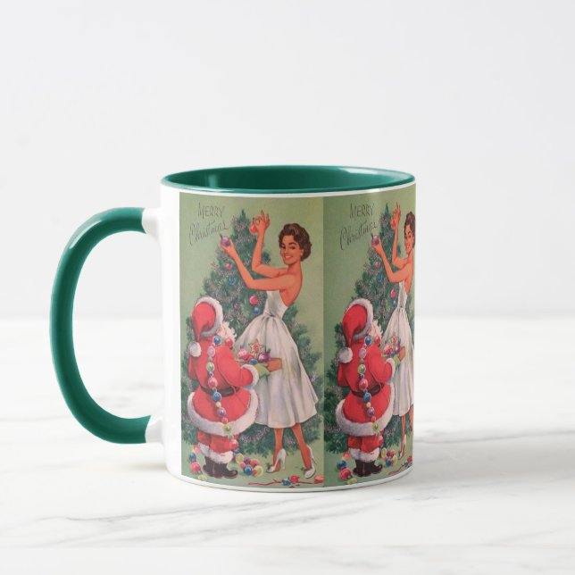 Taza Árbol decorativo de Chica de Navidad de los años 5 (Izquierda)