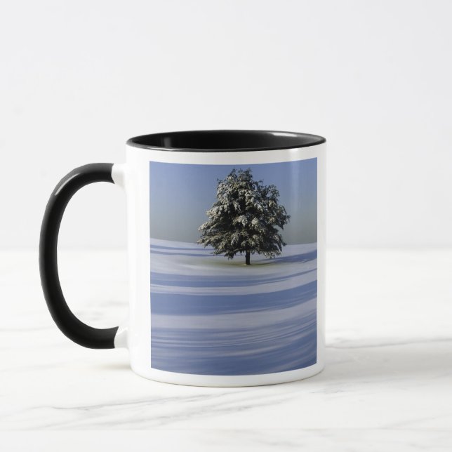 Taza Árbol en paisaje nevado (Izquierda)