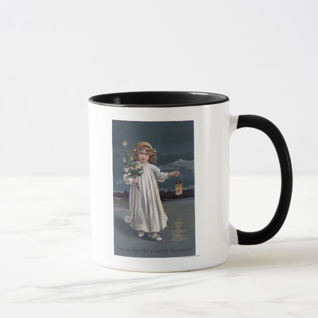 Taza Árbol y linterna del chica (Derecha)
