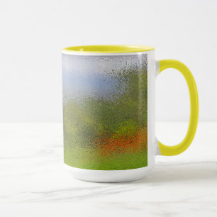 Taza Árboles abstractos y laderas