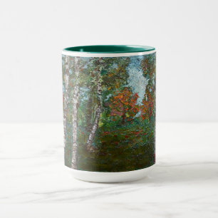 Taza Árboles de aves en un bosque (Kimon Loghi)