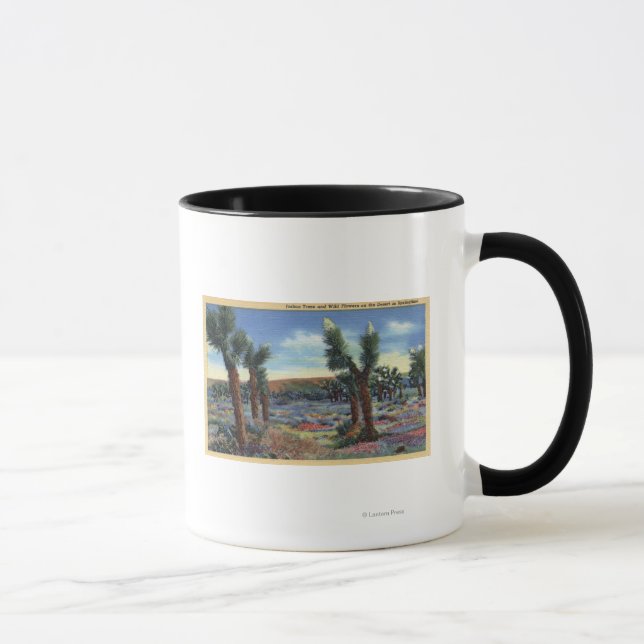 Taza Árboles de Joshua y flores silvestres del desierto (Derecha)