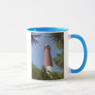Taza Árboles de la luz y de pino de Barnegat