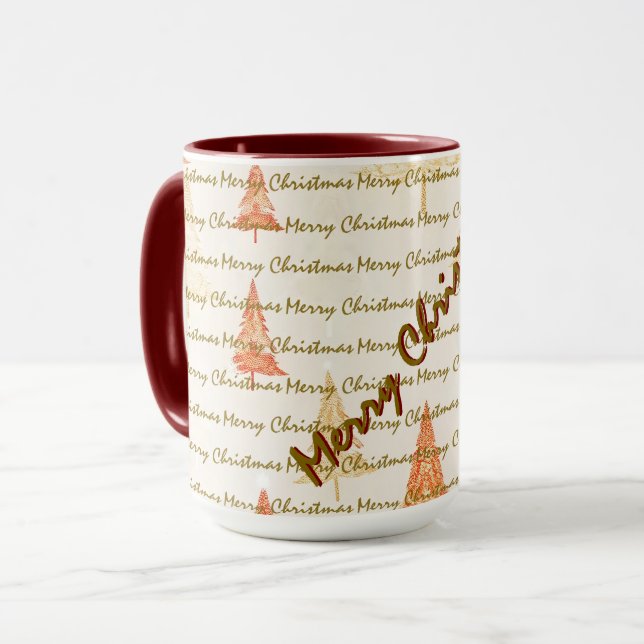 Taza Árboles de Navidad de Lujo Festivos (Anverso izquierdo)