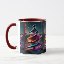 Taza Árboles de Navidad en la nieve