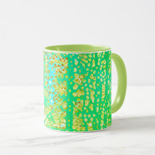Taza Árboles puntillistas