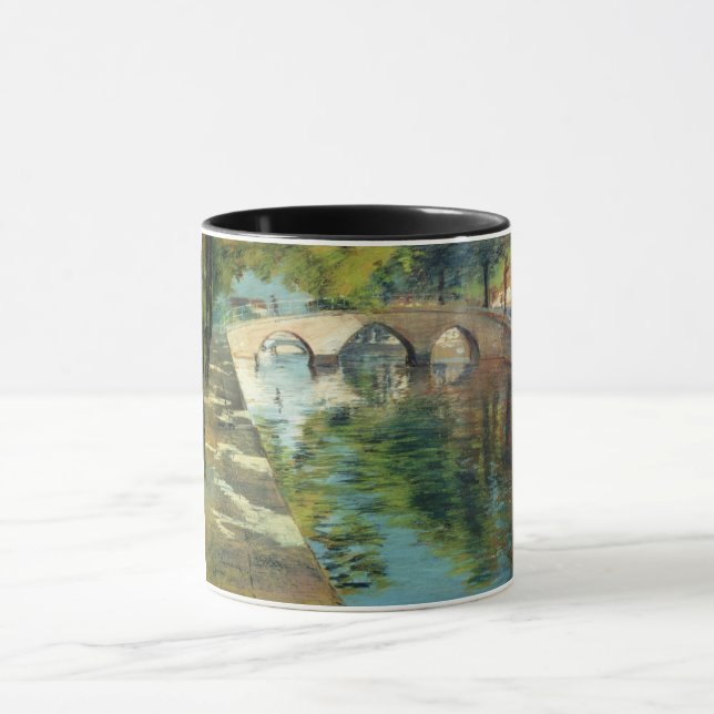 Taza Árboles reflejados en aguas de un canal (Centro)