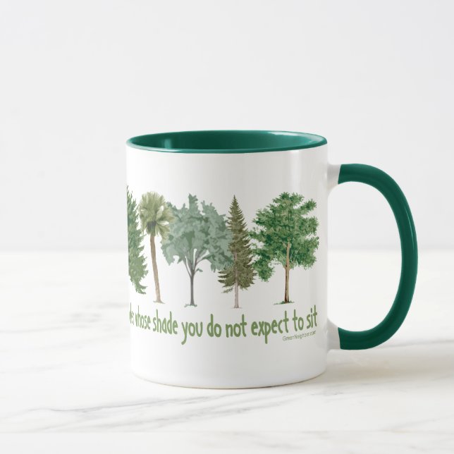 Taza Árboles vegetales (Derecha)