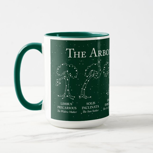 Taza Arborist Night Sky Green 15 oz. (Izquierda)