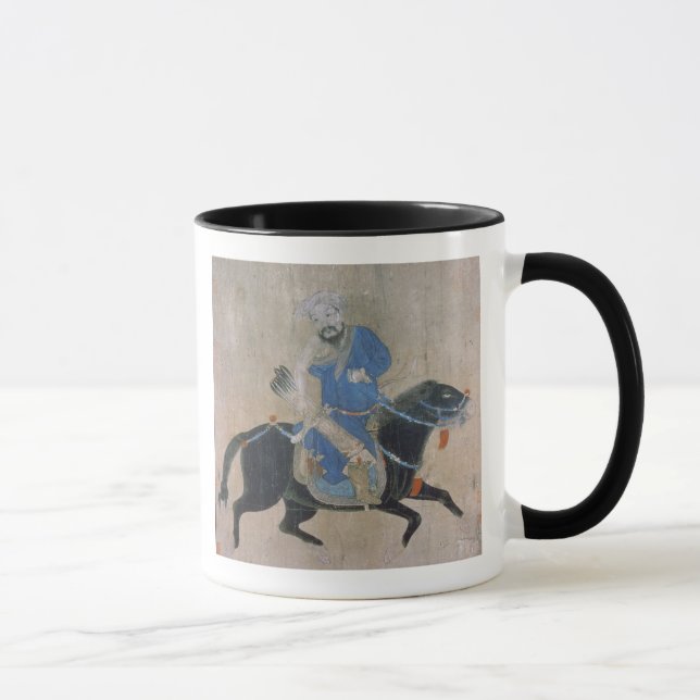 Taza Archer mongol a caballo (Derecha)