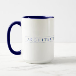 Taza ARCHITECT Tall Navy Combo Mug