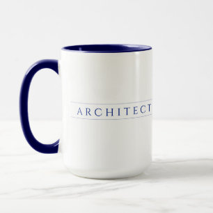 Taza ARCHITECT Tall Navy Combo Mug