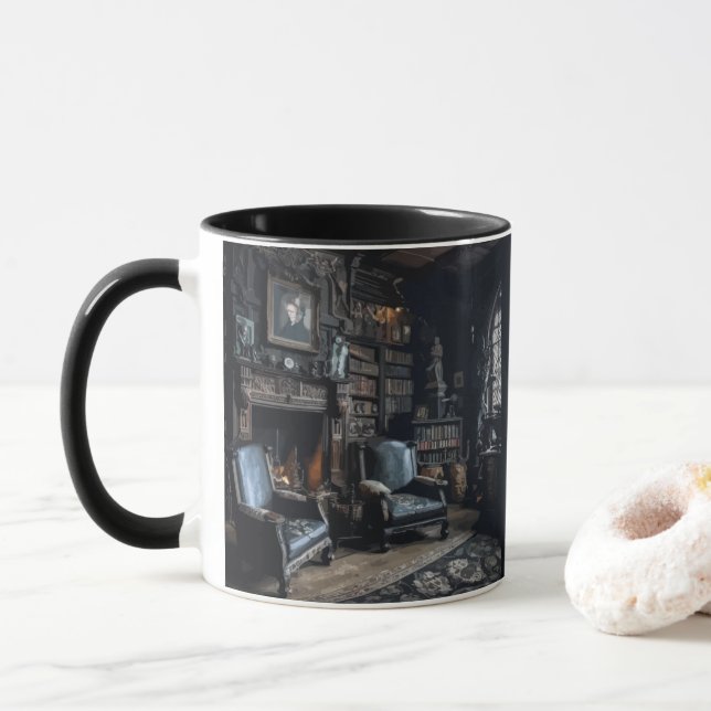Taza Archivos embrujados (Con donut)