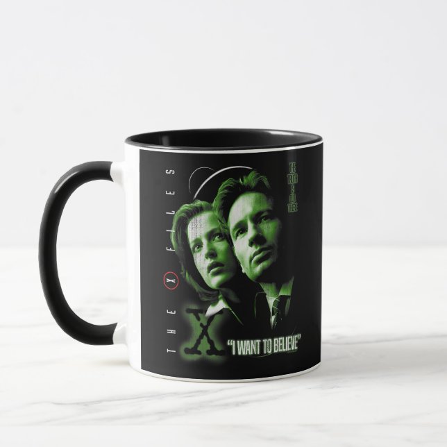 Taza Archivos X que quiero creer (Izquierda)