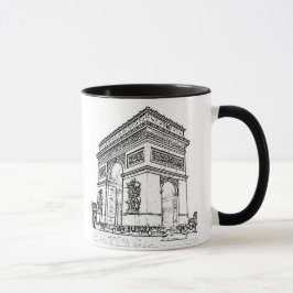 Taza ~ Arco del Triunfo de París