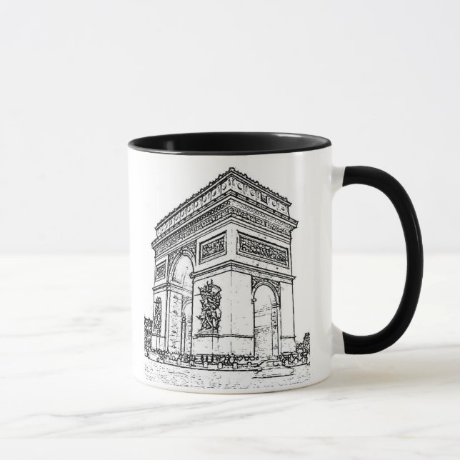 Taza ~ Arco del Triunfo de París (Derecha)