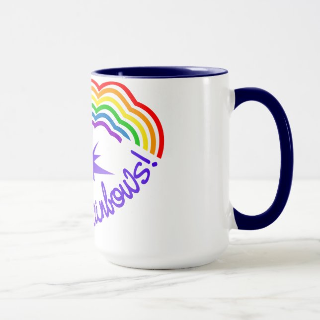 Taza Arco Iris Faros - elegir estilo y color (Derecha)