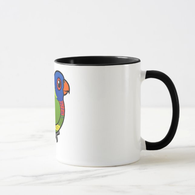 Taza Arco iris Lorikeet de Birdorable (Derecha)
