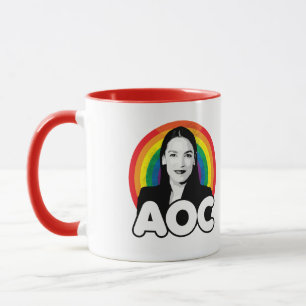 Taza Arcoíris AOC