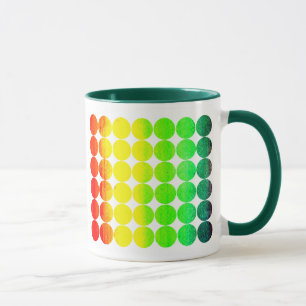 Taza Arcoiris de Polka Dot 1