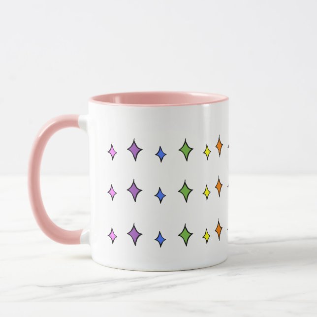 Taza Arcoiris Diamond Mug (Izquierda)