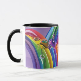 Taza Arcoiris distorsionados