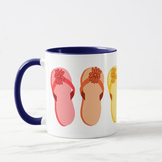 Taza Arcoiris Flip Flops (Izquierda)