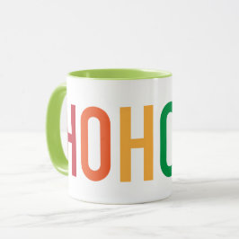Taza Arcoiris HoHo Santa Mug para algunos Navidades