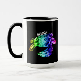 Taza Arcoiris honu de la tribu Hawaii