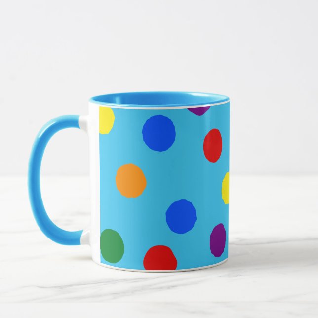 Taza Arcoiris Polka Dot Mug (Izquierda)