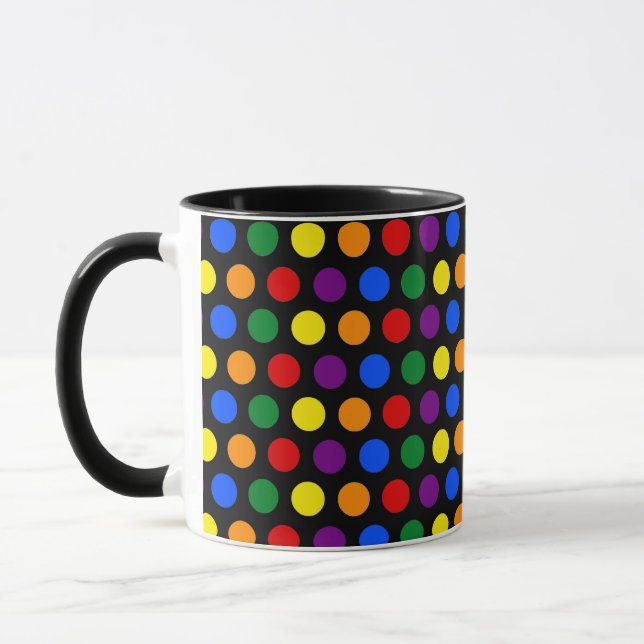 Taza Arcoiris Polka Dot Mug (Izquierda)
