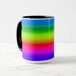 Taza Arcoíris rayado