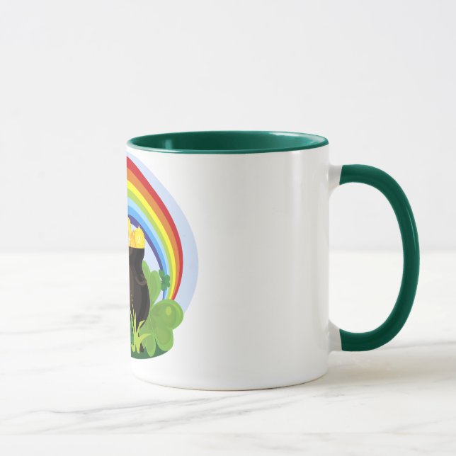 Taza Arcoiris Y Oro De Oro (Derecha)
