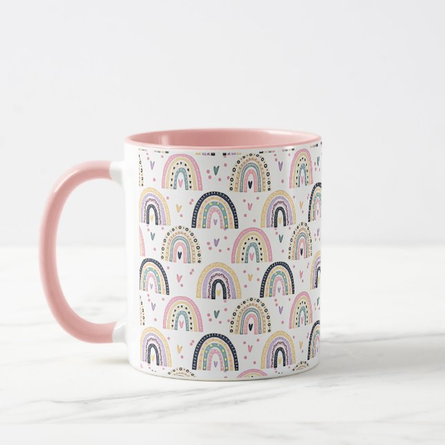 Taza Arcos de colores pastel (Izquierda)