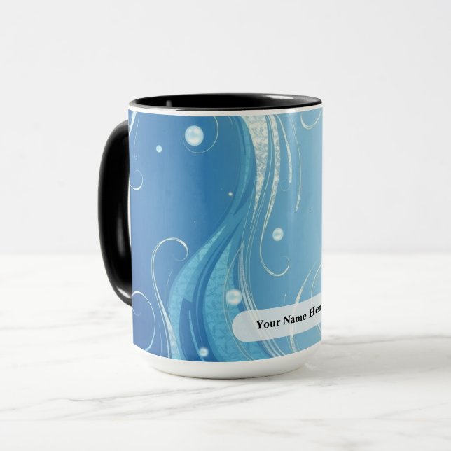 Taza Arctic Blue Foil Pearl Wisp (Anverso izquierdo)