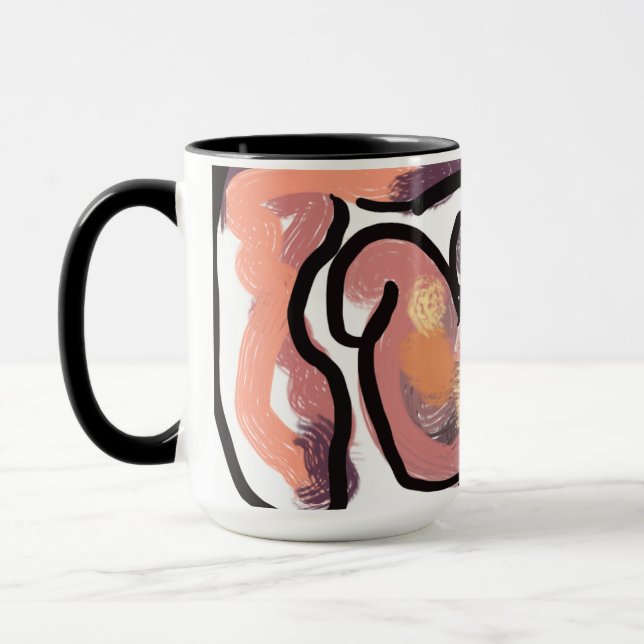 Taza Ardilla de otoño de la puesta del sol (Izquierda)