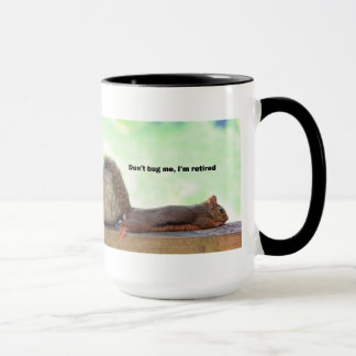 Taza Ardilla del humor del retiro